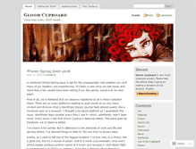 Tablet Screenshot of gloomcupboard.com
